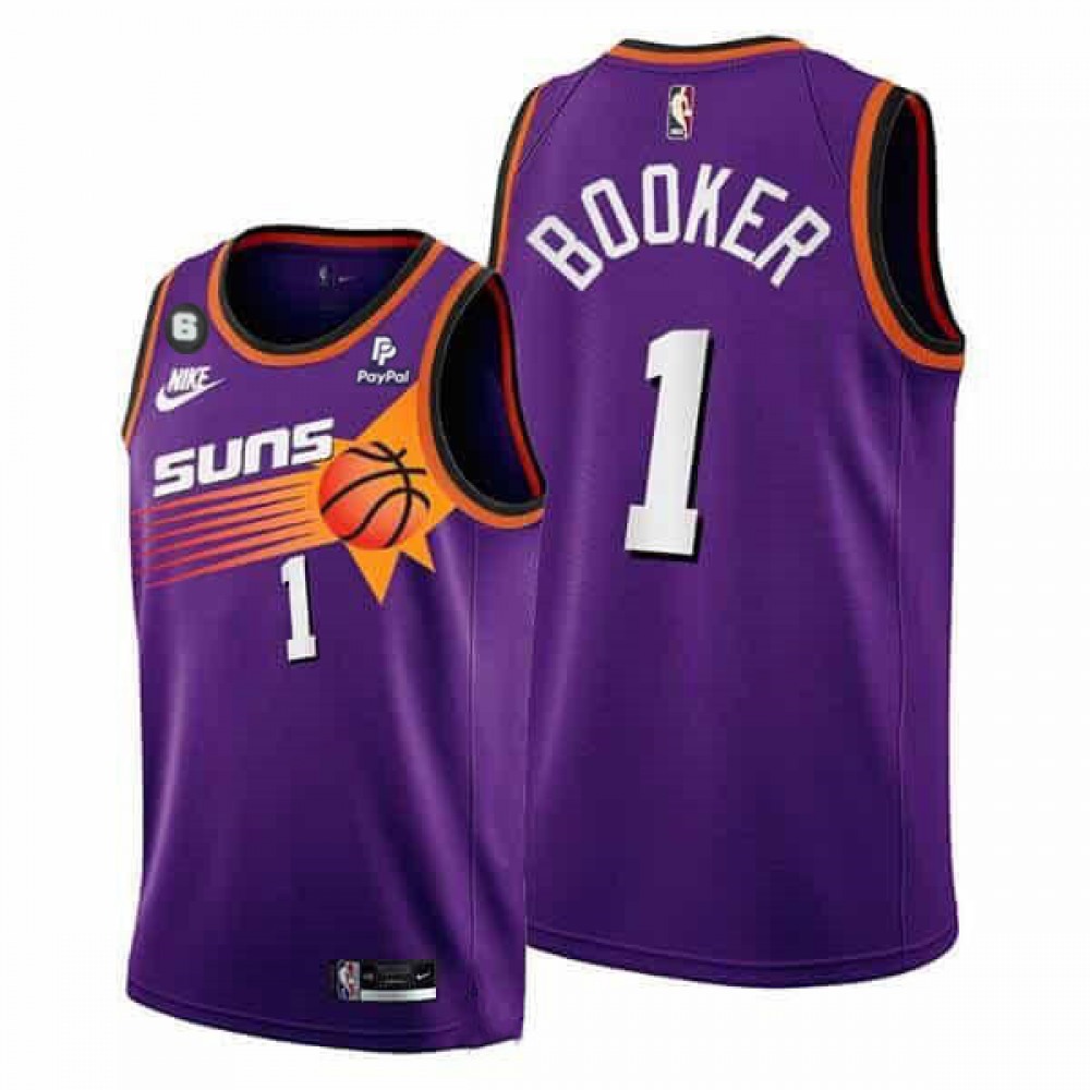 Game Day Value Men's Phoenix Suns #1 Devin Purple Basketball Jersey