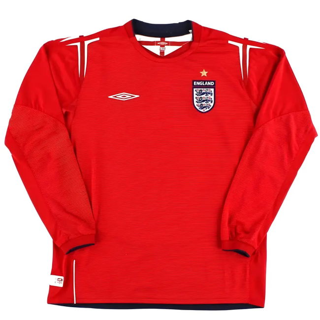 Pro Style England Away Pro Level Shirt 2004-2006