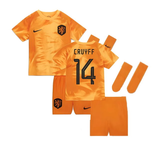 Cruyff 14 Official 2022-2023 Holland European Football Home Jersey