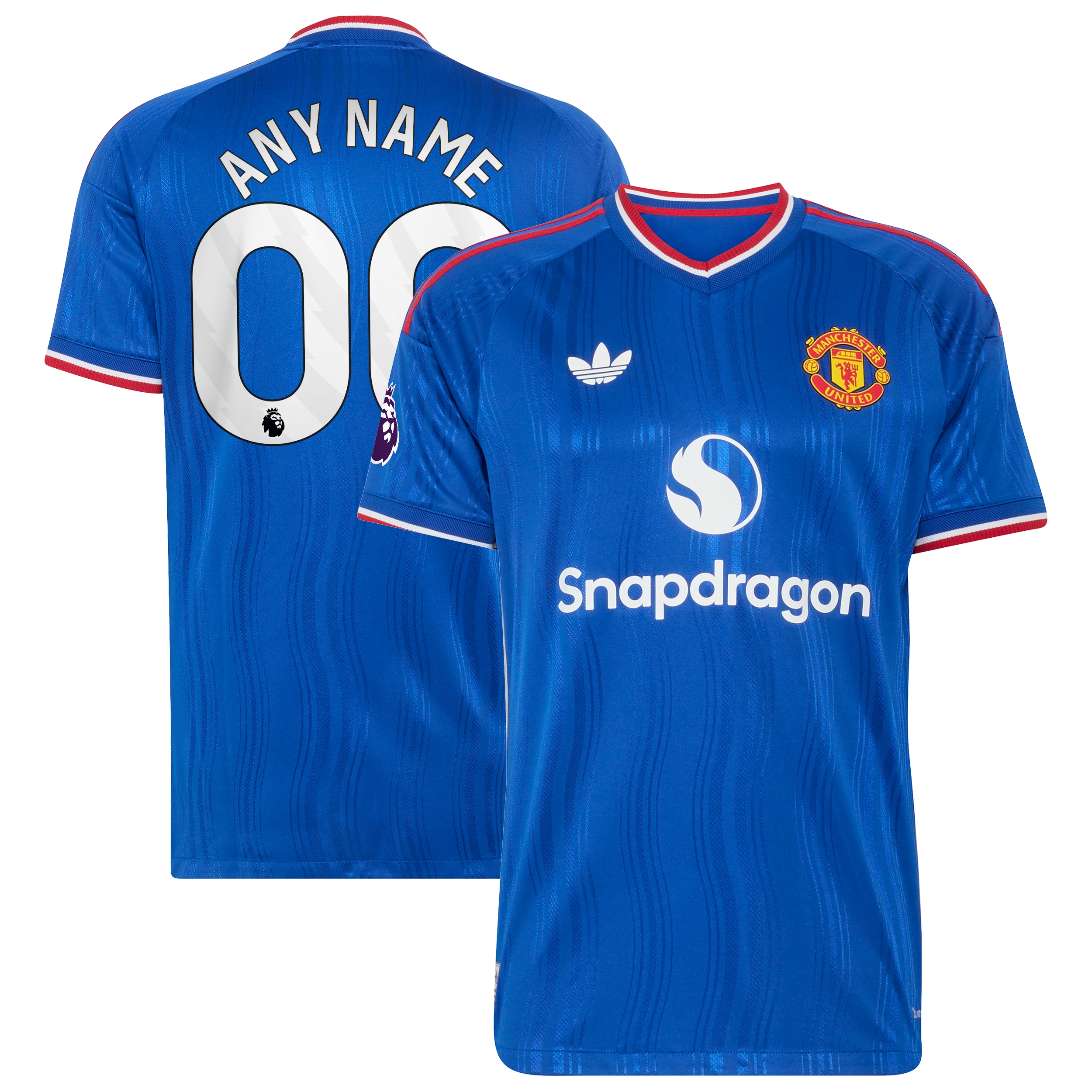 [SJH] Youth Manchester United 2026/27 Away On-Field Authentic Custom Jersey - Royal