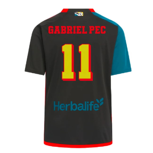 La Galaxy Mls Gabriel Pec Professional Jersey Dri-fit Durable