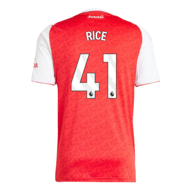 2025-2026 Arsenal Home Exclusive UV Protection Match Jersey Rice #317