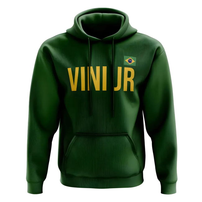 Jersey Vini Jr Brazil Name Hoody (Green) Championship World