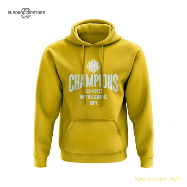 Leeds United Champions We Are Going Up Hoody (yellow) - Official Edition