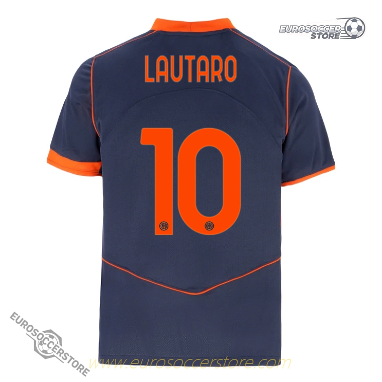 Inter Milan's 25-26 Third Jersey featuring LAUTARO with the number 10