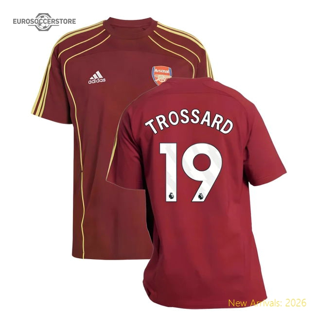 Arsenal 2025-2026 Ubp Jersey (Noble Maroon) (Trossard 19)
