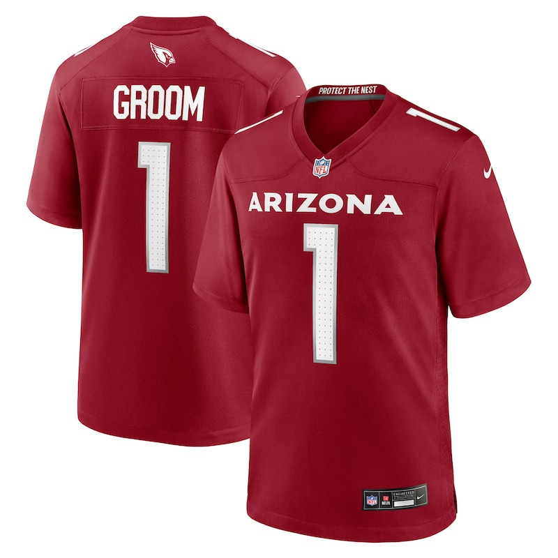 None Number 1 Groom Arizona Cardinals Fan Favorite Team Limited Edi...