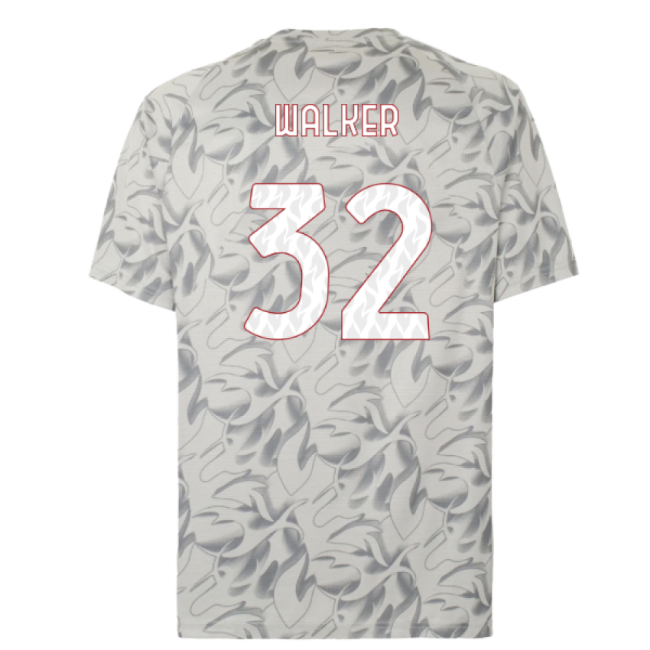 2025-2026 Milan Ac Warm Up Jersey (Smokey Gray) (Walker 32)