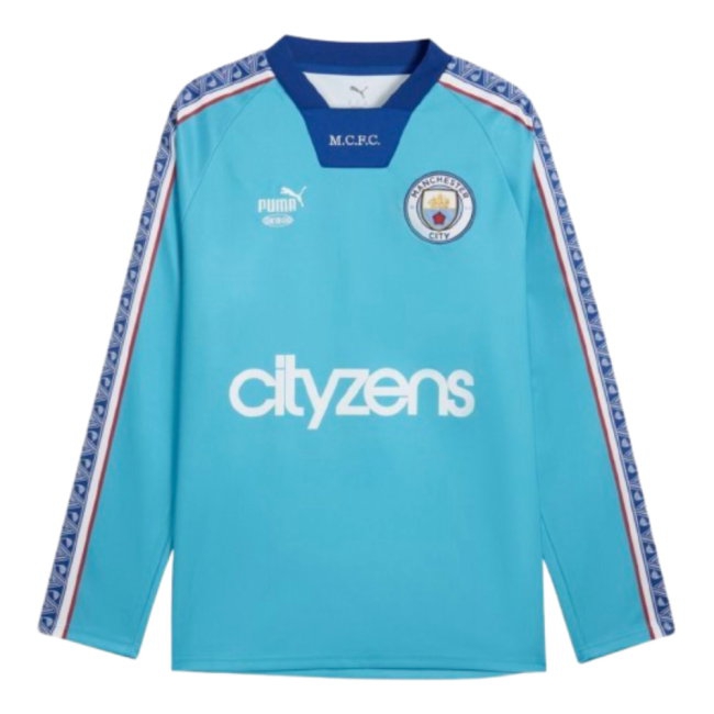 [JED] 2026-2027 Man City KING Jersey LS (Blue) (Kompany 4)