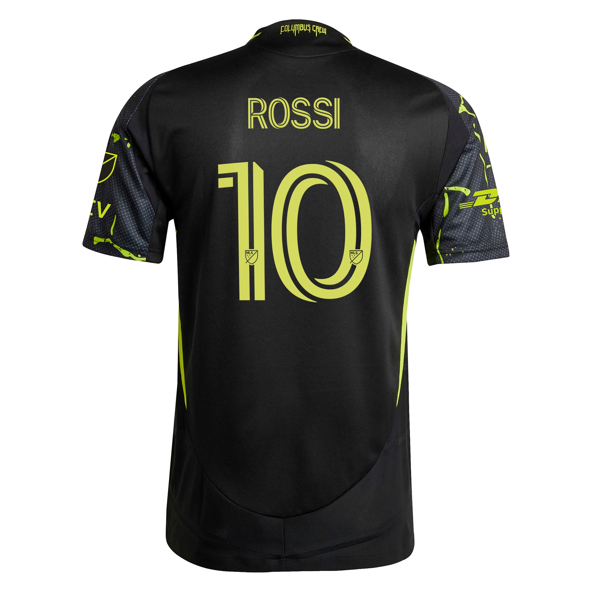 [ESK] Diego Rossi Columbus Crew 2025 The Goosebumps Kit Authentic Player Jersey - Black