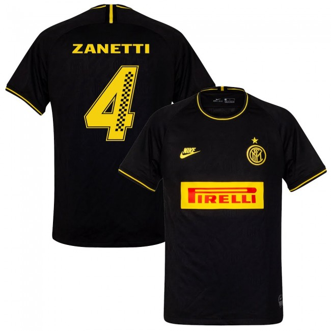 Official Quick Dry Inter Milan 1920 Legendary 4 ZANETTI Shirt