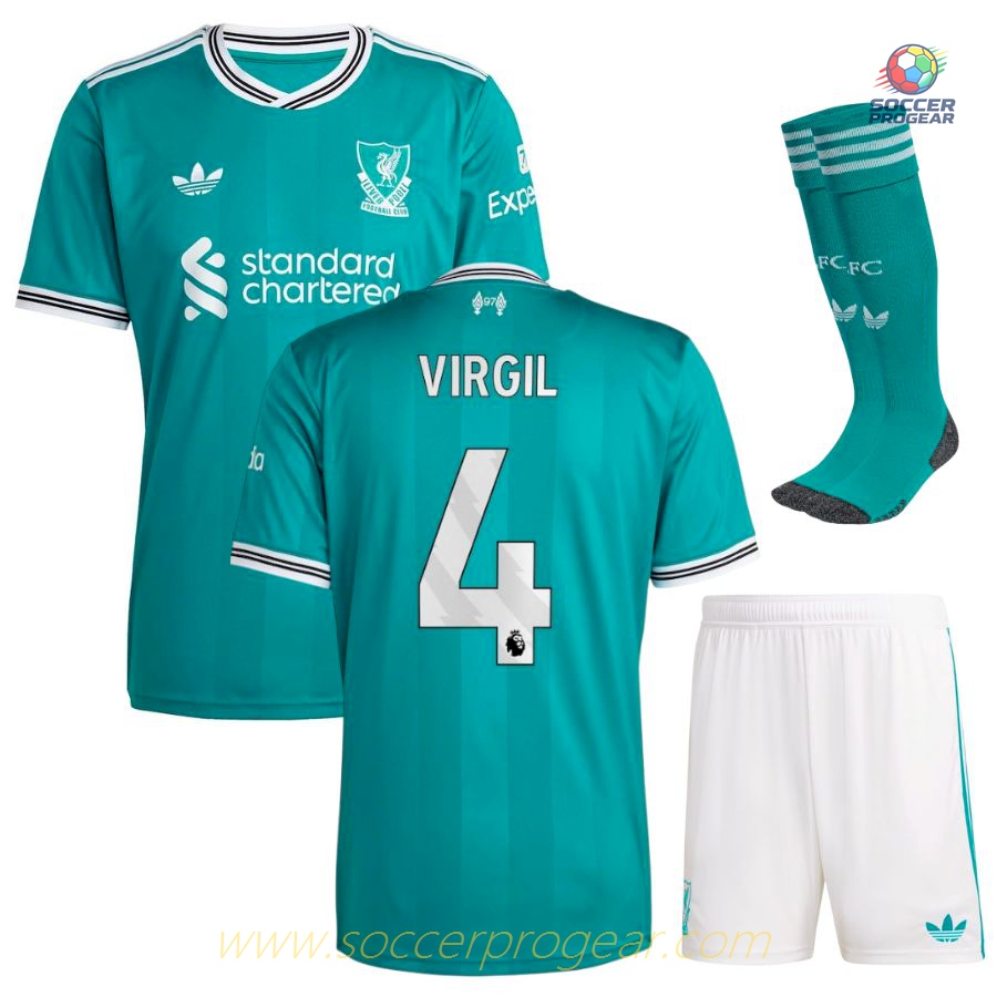 Liverpool Third Football Jersey Shirt 2025/26 Collection Virgil