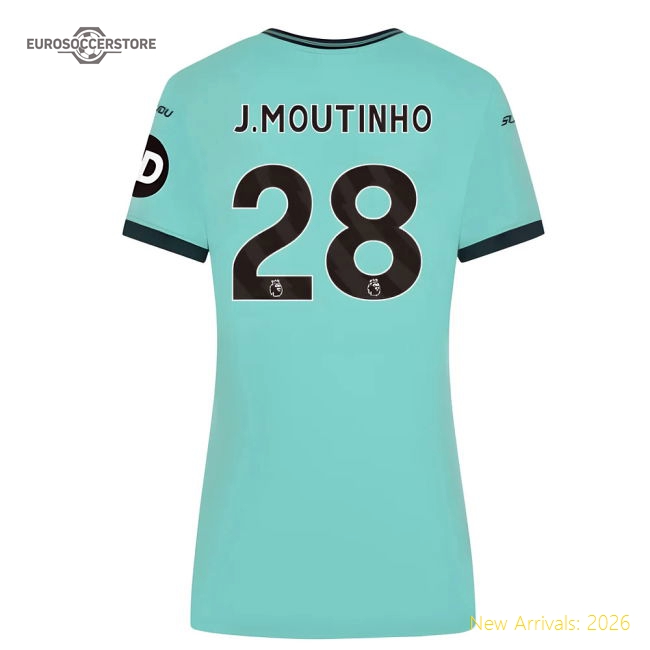 2025-2026 Football Team Womens Elegant Jersey J.moutinho Aeroready