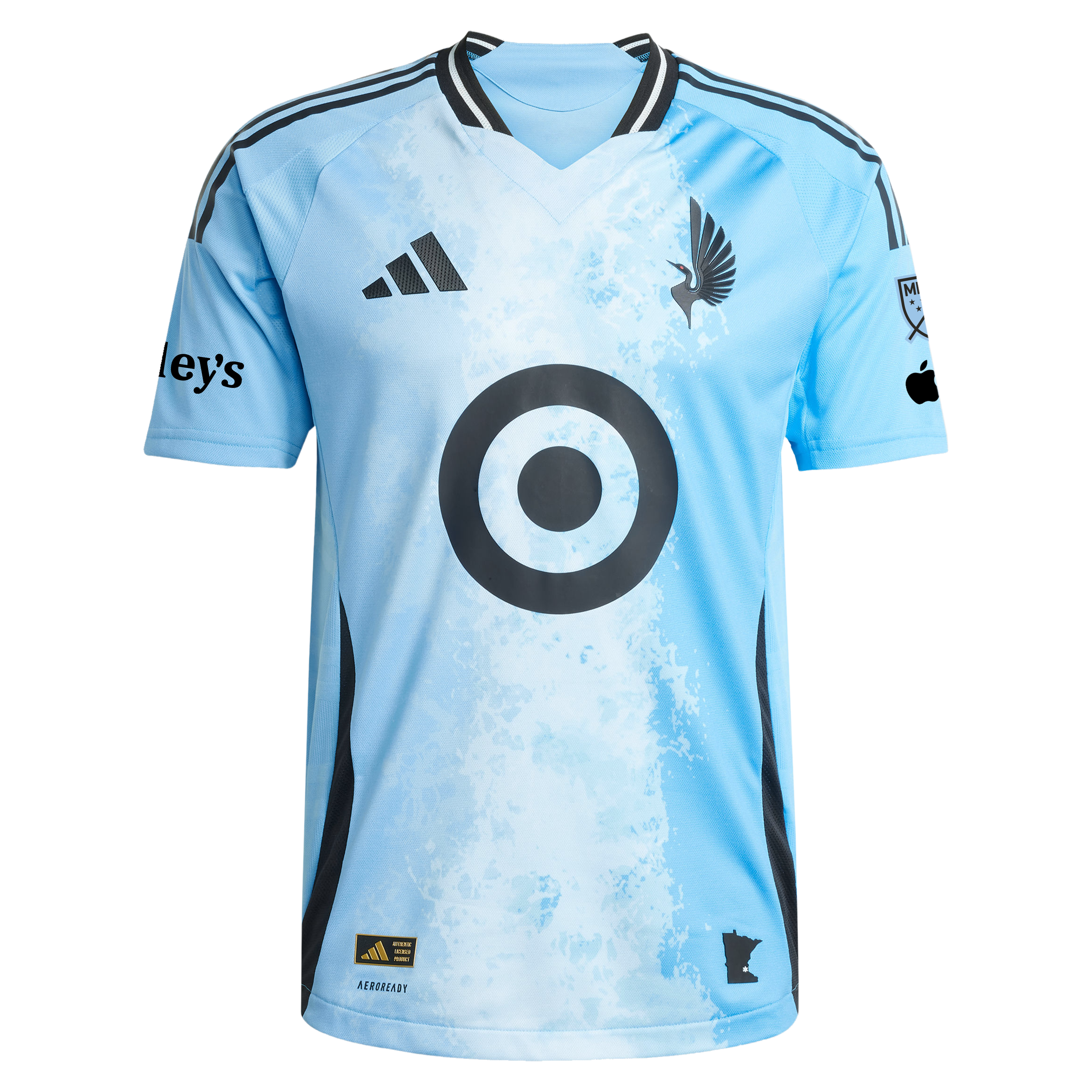 [JED] Minnesota United FC 2025 CONVERGENCE On-Field Authentic Patch Custom Jersey - Blue