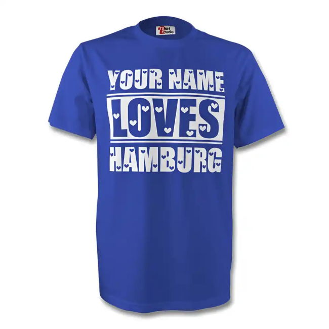 Official 2025-2026 Hamburg T-shirt With Retro Design - Perfect Fit