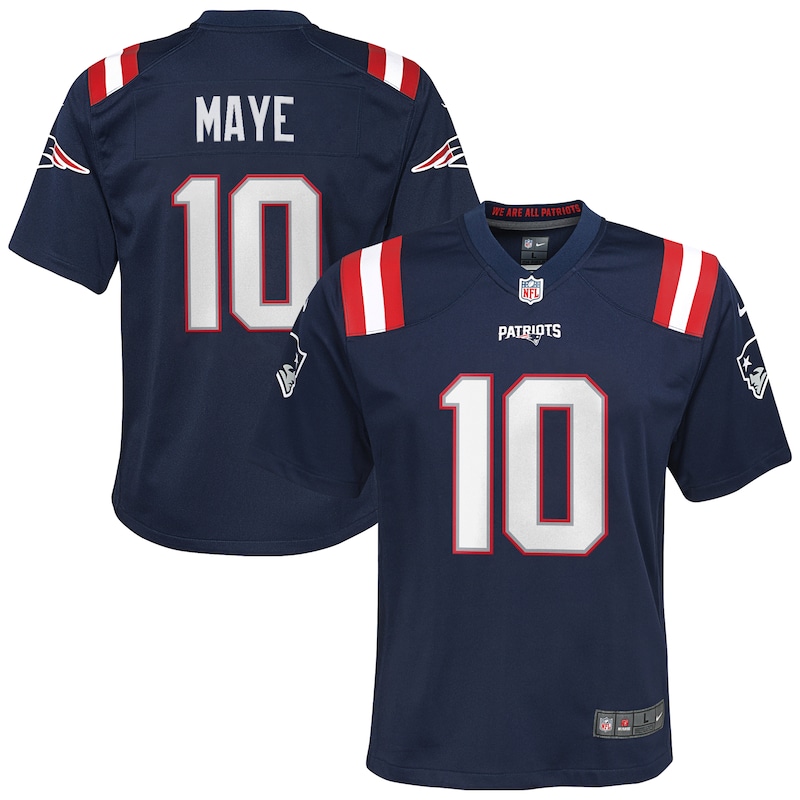 None Drake Maye New England Patriots Historic Franchise Fan Apparel