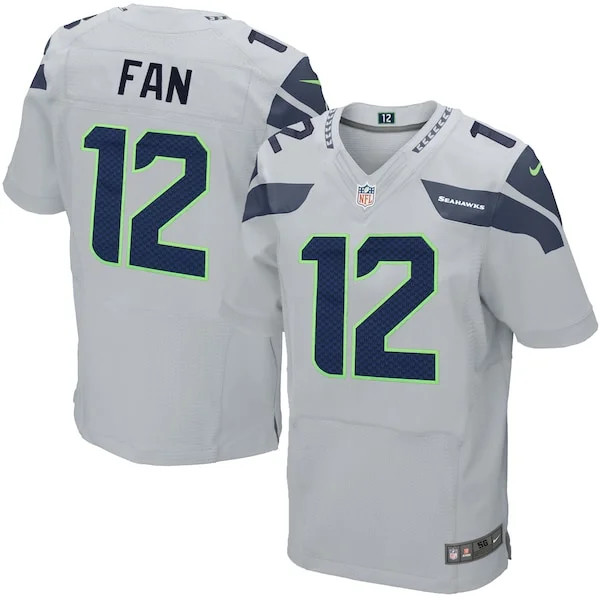 Pro-Level SEA Seahawks Elite Jersey - Gray | NFL Fan Apparel