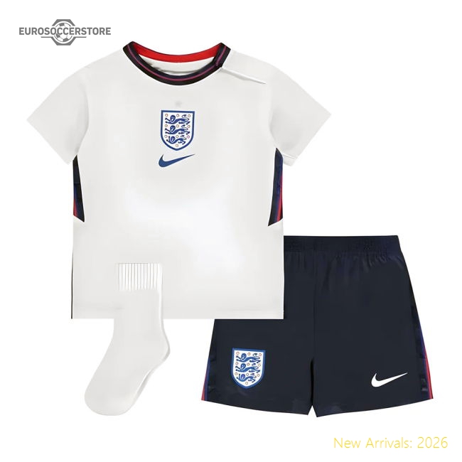 England Home Nike Baby Kit 2020-2021 Fan Edition Jersey