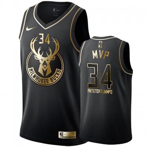 Nike Bucks Black Giannis Antetokounmpo #34 Jersey - Budget-Friendly