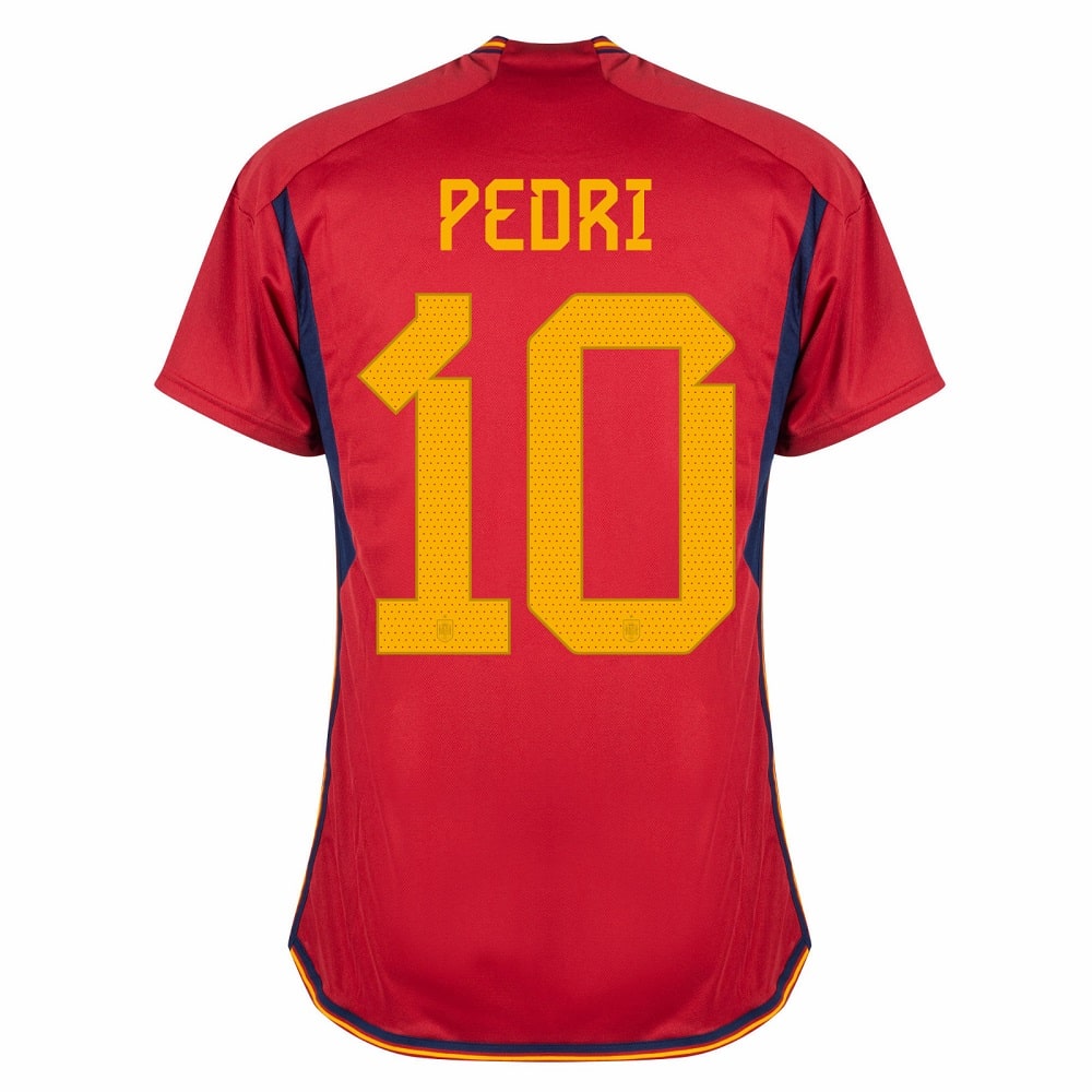 CHILDREN'S JERSEY SPAIN Official HOME 2023 2024 PEDRI