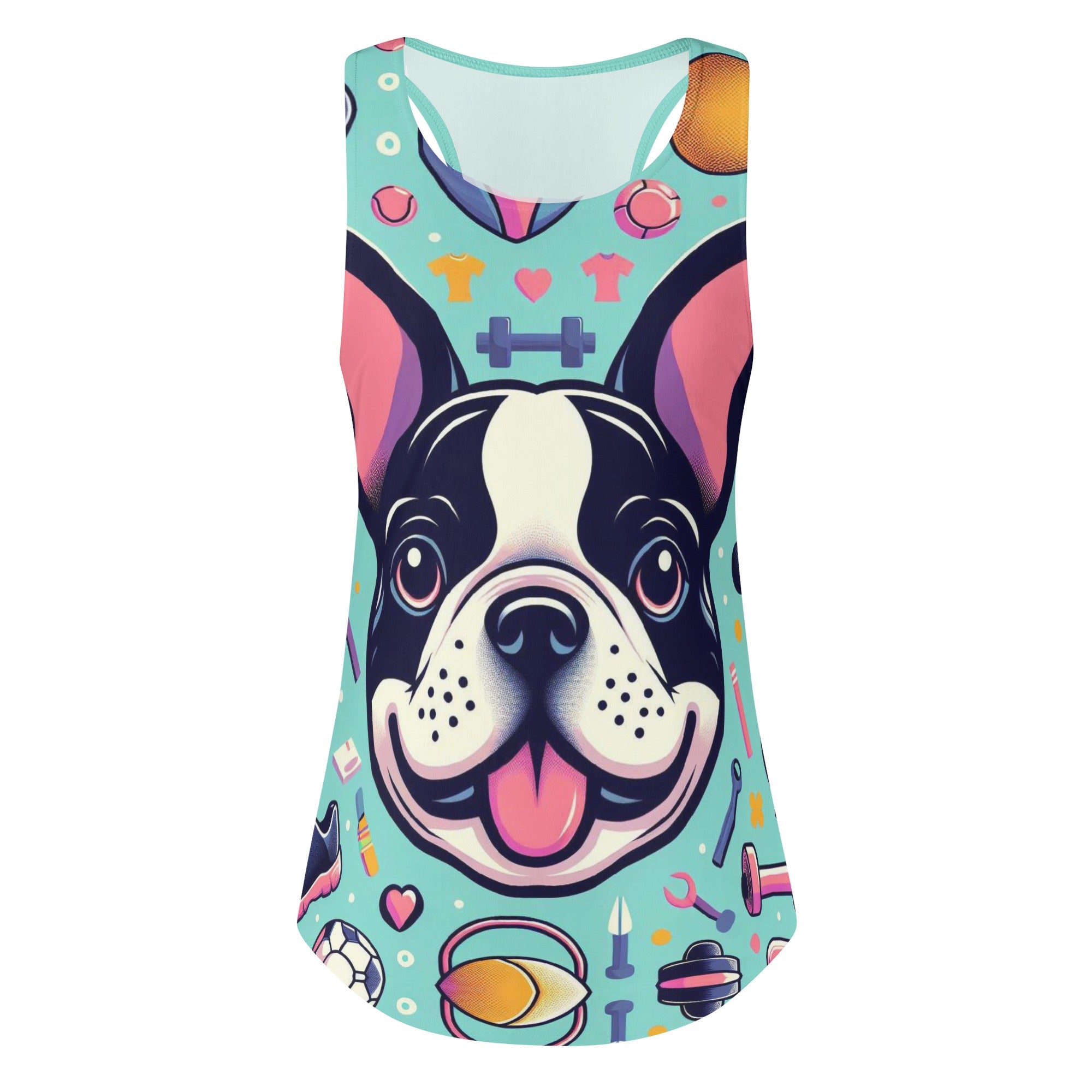 French Bulldog Lover Coco Women Tank Tops Comfy Casual Apparel
