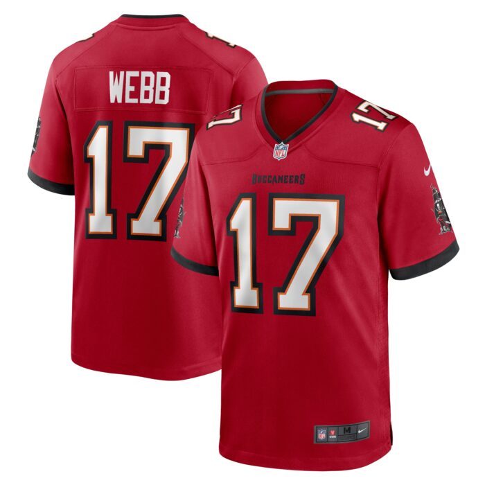 Men's Tampa Bay Buccaneers Raleigh Webb Nike Red Game Jers...