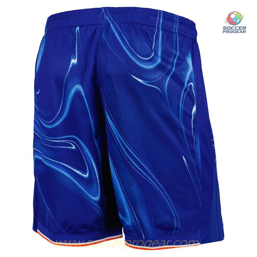 Chelsea Children's Edition Home Soccer Kit Football Jersey 2024-25 Edition Sterling