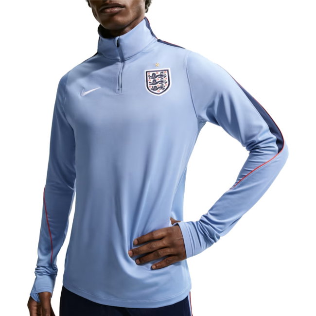 Stadium England Dri-Fit Strike 1/4 Zip L/S 2026-2027 Drill Top