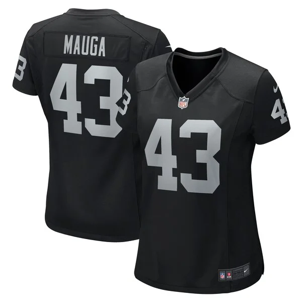 None Kanai Mauga Game Jersey - Black | NFL Player Jersey | NFL Footbal