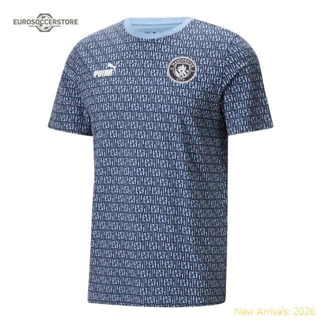 Man City Soft Kids Jersey Puma Drycell Easy-care Drycell