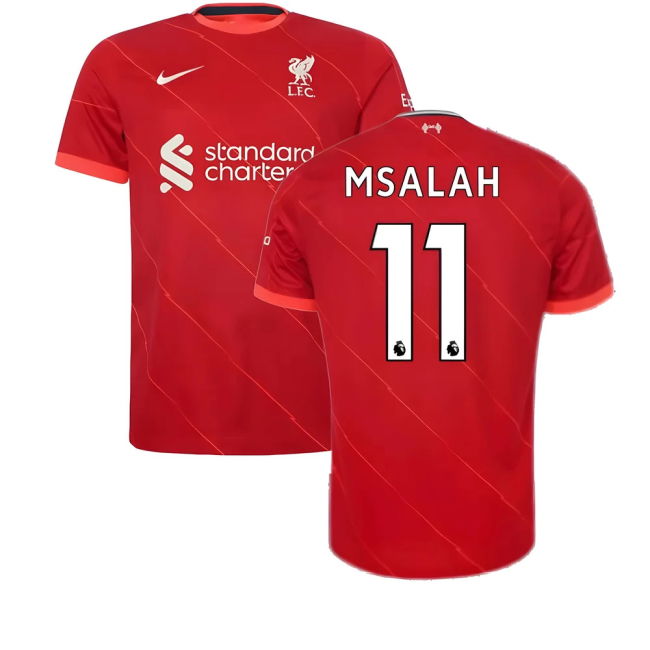 Liverpool Salah #11 Match Quality Match Day Latest Edition Fan Jersey
