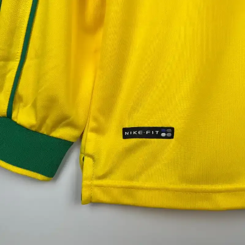 Cheap 1998 Brazil Long Sleeve Jersey retro kit