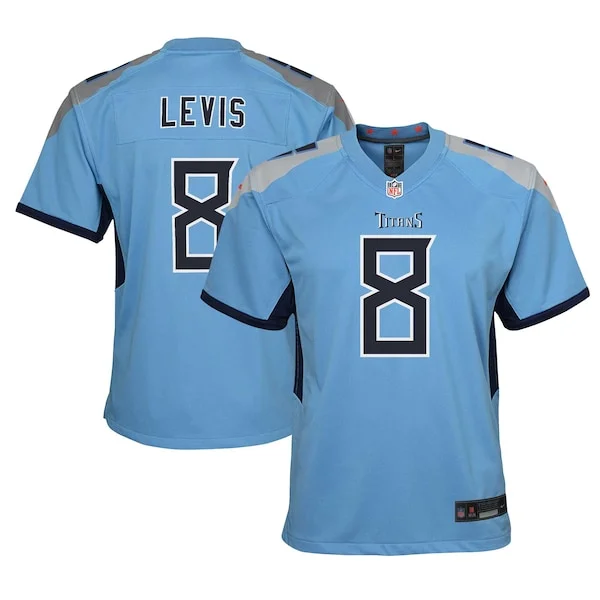 None Will Levis Game Jersey - Blue | NFL Player Jersey | NFL Football