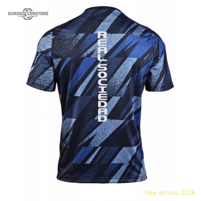 High-quality 2025-2026 Real Sociedad Pre Match Shirt (navy)