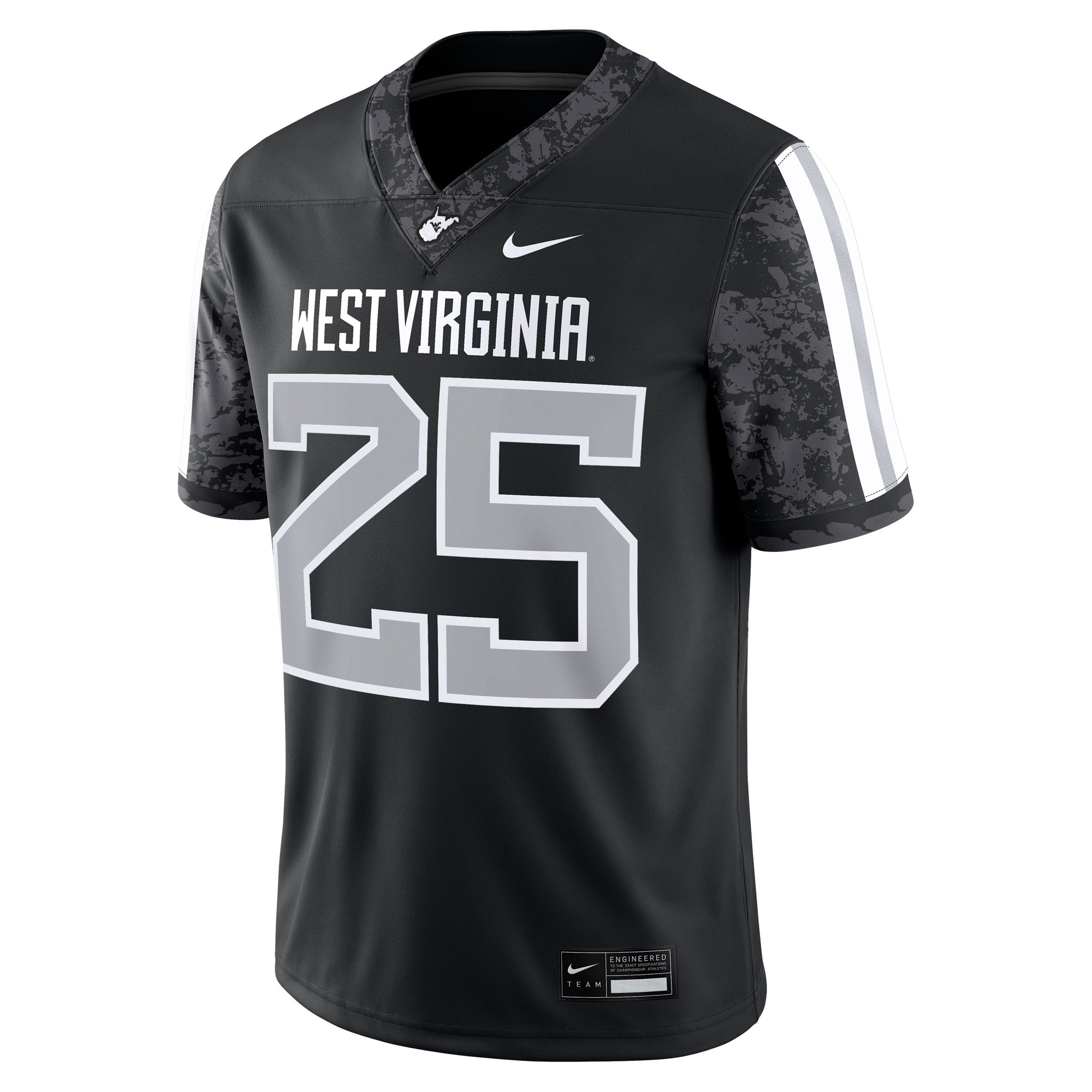 [NJP] West Virginia Mountaineers Alternate Game Jersey - Black