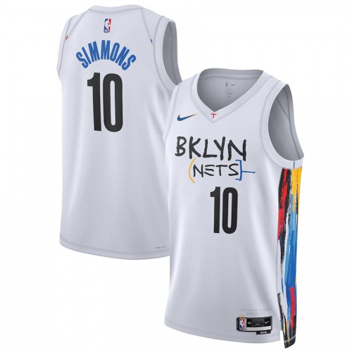 Nets White Brooklyn Nets #10 Nike Jersey - Basketball Jersey