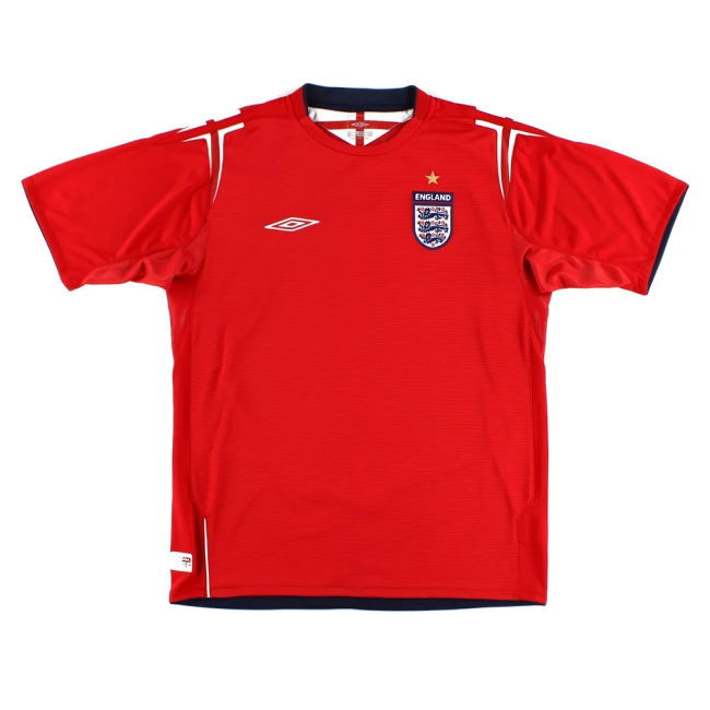 Authentic England 2006-08 Away Athletic Euro Breathable