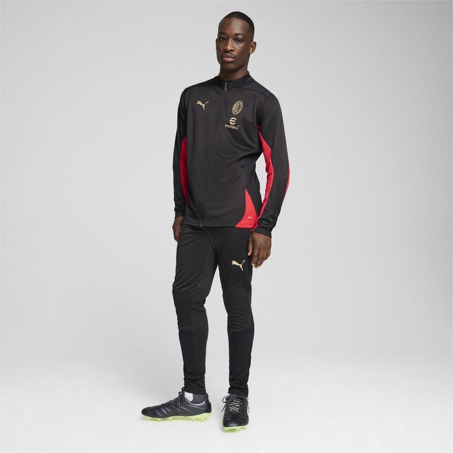 Milan Training Jacket - PUMA Black/For All Time Red