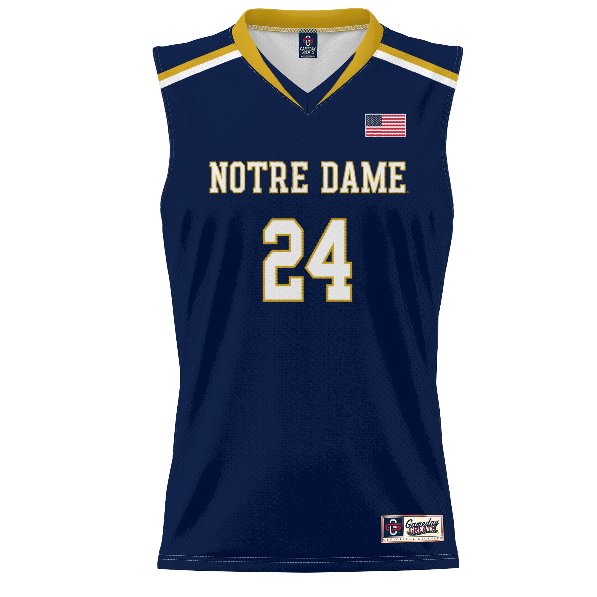 [DDG] Arike Ogunbowale Notre Dame Fighting Irish GameDay Greats Youth Lightweight Basketball Alumni Jersey - Navy