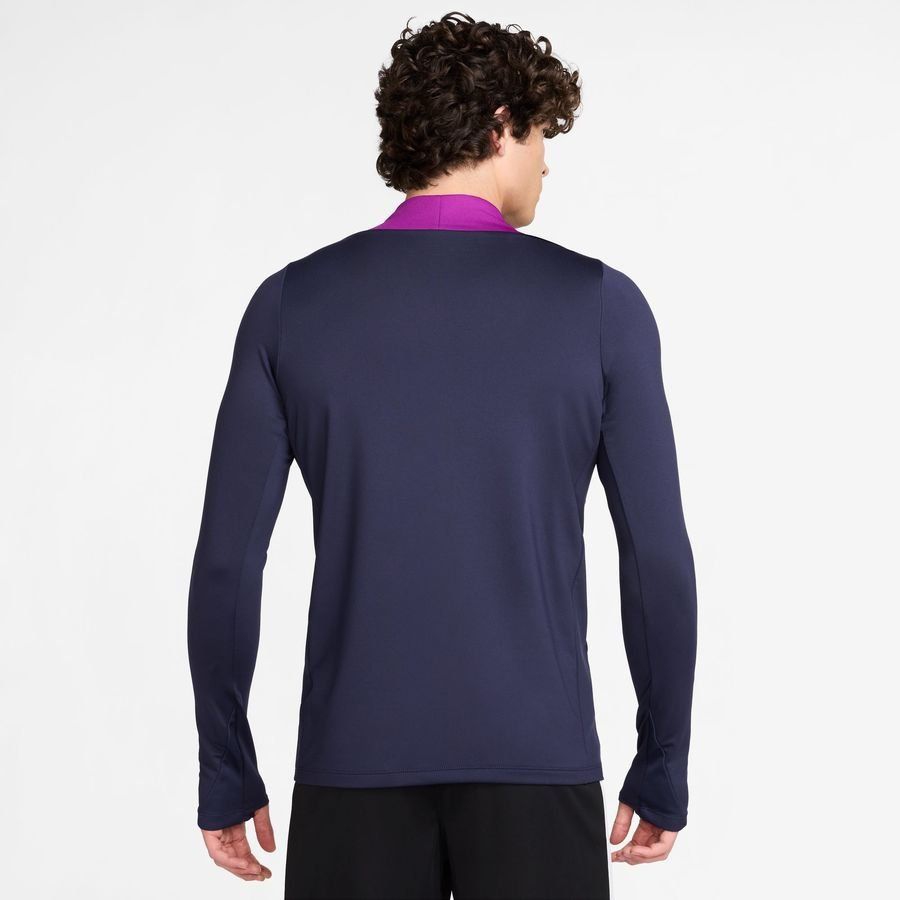 Barcelona Training Shirt Dri-FIT Strike Drill - Imperial Purple/Midwest Gold