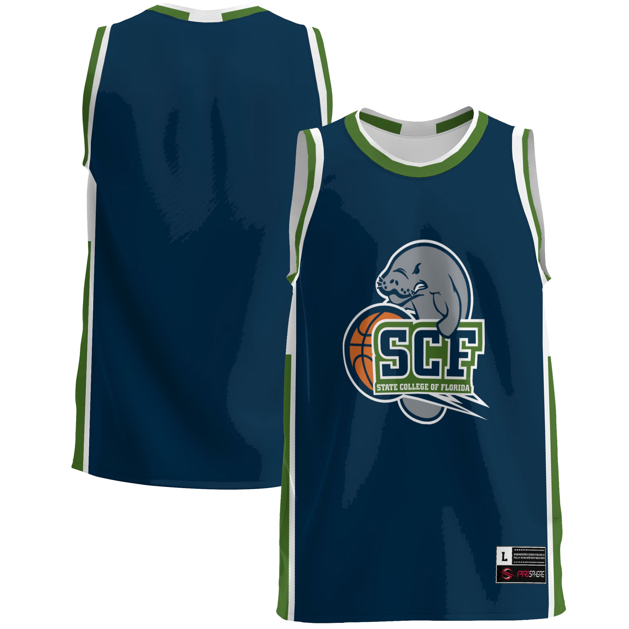 [NJP] Youth State College of Florida Manatee-Sarasota GameDay Greats Lightweight Basketball Jersey - Red