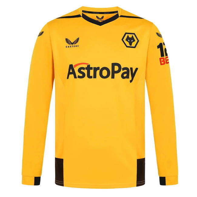 UV Protection 2022-2023 Wolves Home EPL Shirt Durable ADAMA 37 Ad#357