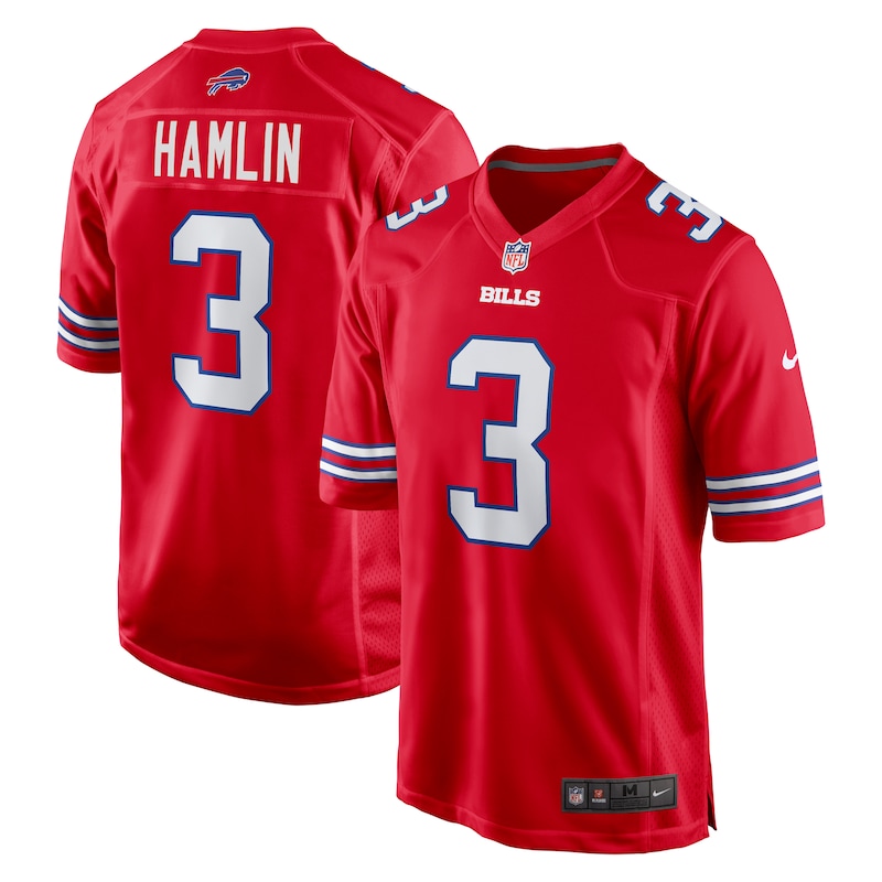 None Damar Hamlin Buffalo Bills Fan Favorite Team Replica Jersey