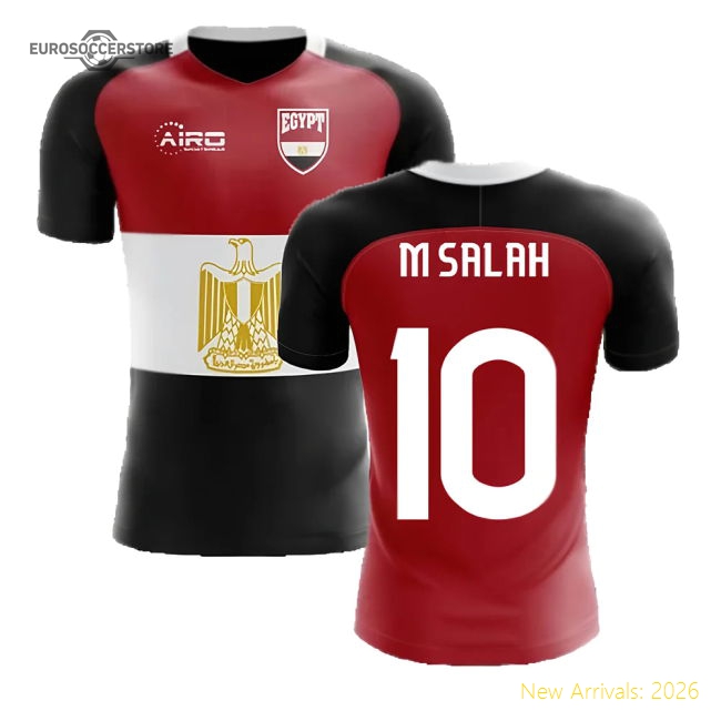 Child-friendly Kids Football Team M Salah Jersey 2025-2026