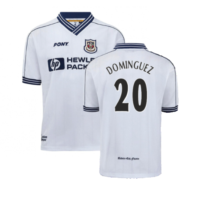 Official 1997-1999 Tottenham Home Pony Retro Shirt (dominguez 20)