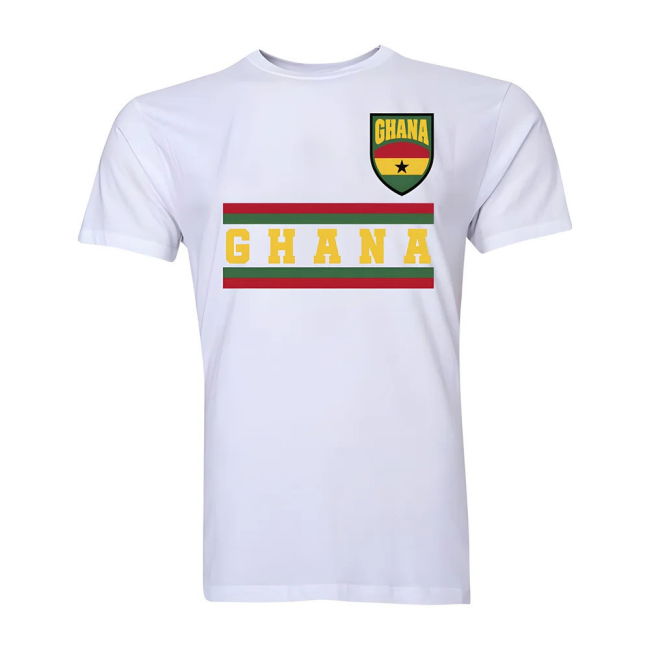 Performance-Driven Ghana Core Football Country T-Shirt (White)