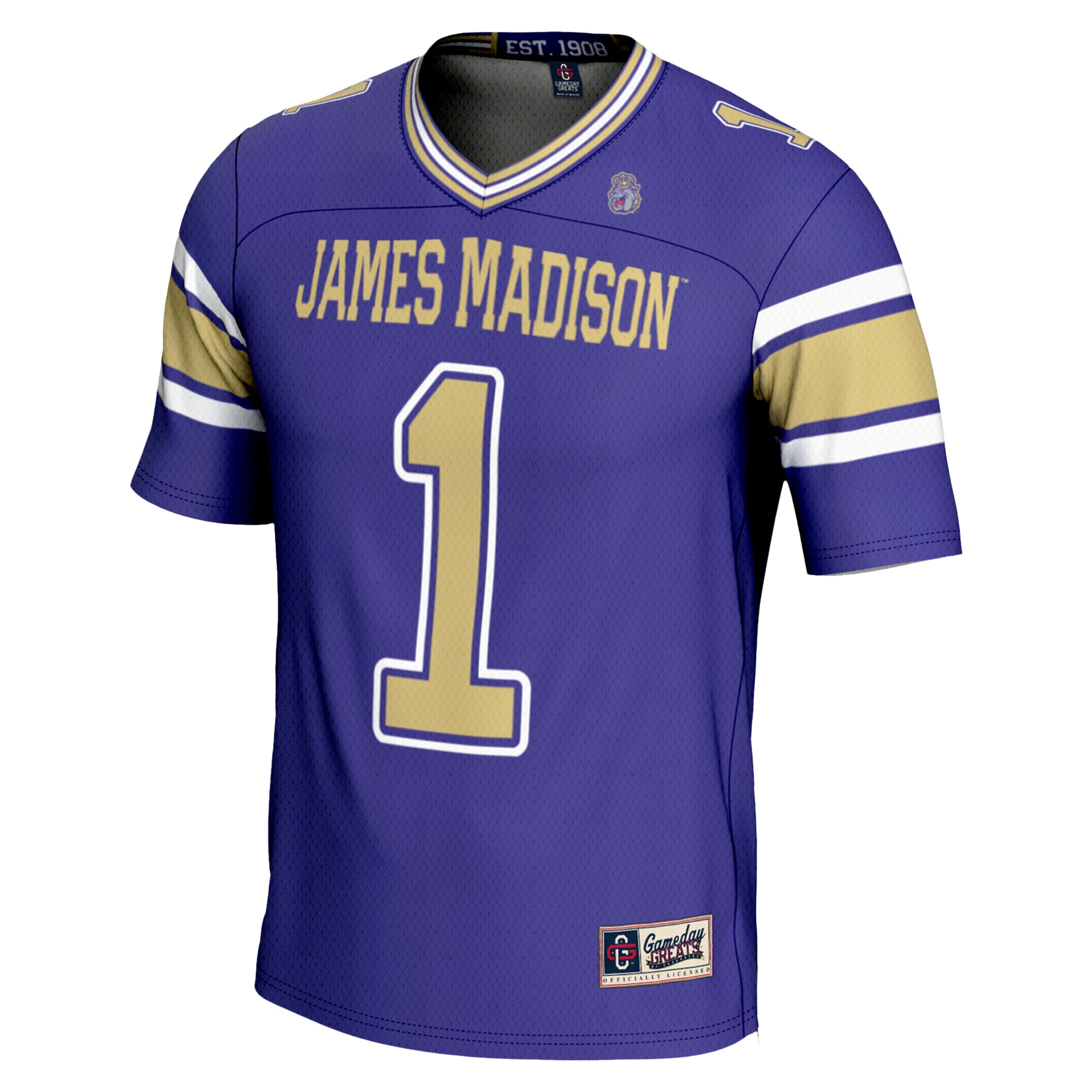 James Madison Dukes #1 Football Jersey - Purple | Stadium Series 26/27 Season