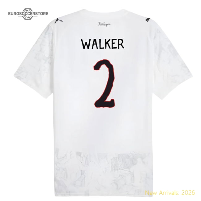2025-2026 Manchester Kidsuper X City Cwc Soccer Shirt (White) (Walker 2)