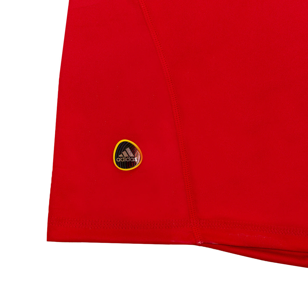 Retro SILVA #21 2010 Spain Home  Soccer Jersey Authentic Kit