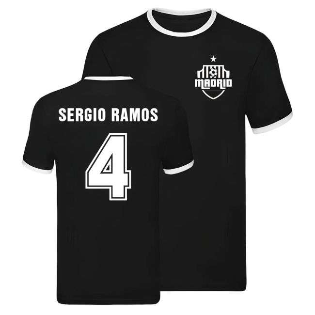 RM Value for Money Football Shirt (Sergio Ramos 4) Reinforced Seams